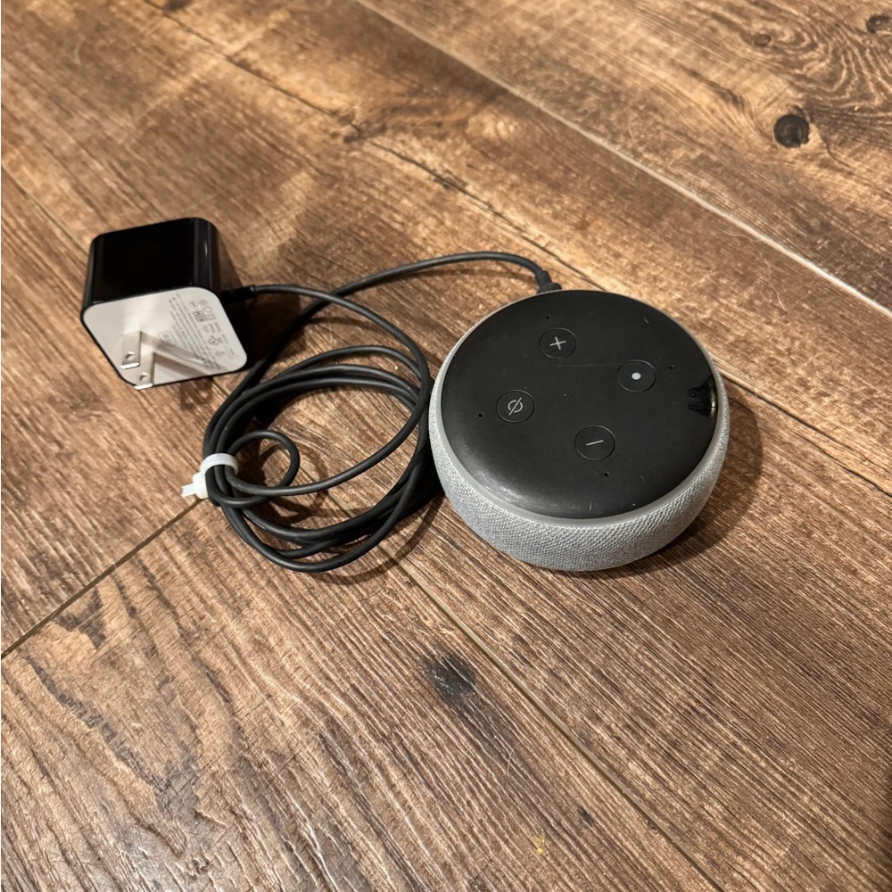 Amazon Echo Dot Portable Speaker Black and Gray